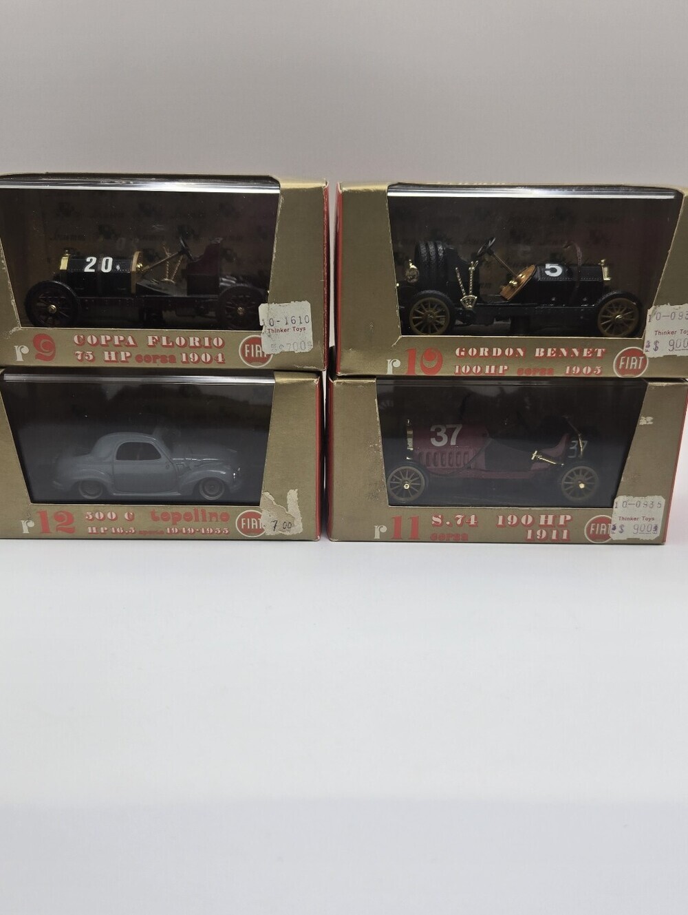 Brumm Lot Of 4 Rio Oro Cars Die Cast Collectible